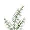 17.5" Unlit Flocked Artificial Christmas Tree with Burlap Base